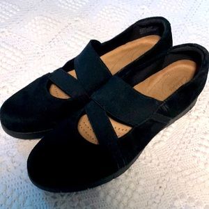 Clark black casual shoe 8.5
